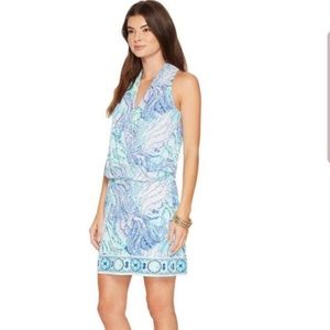Beautiful Lilly Pulitzer blue current Fantasea dress!